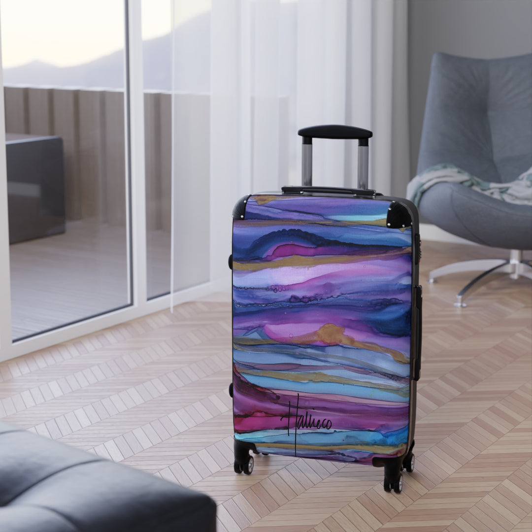 Majestic Sunset Collection Suitcase