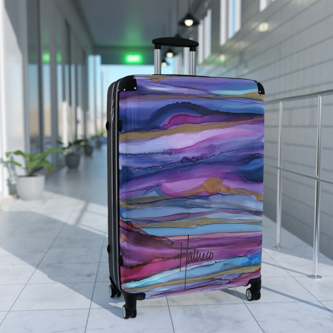 Majestic Sunset Collection Suitcase