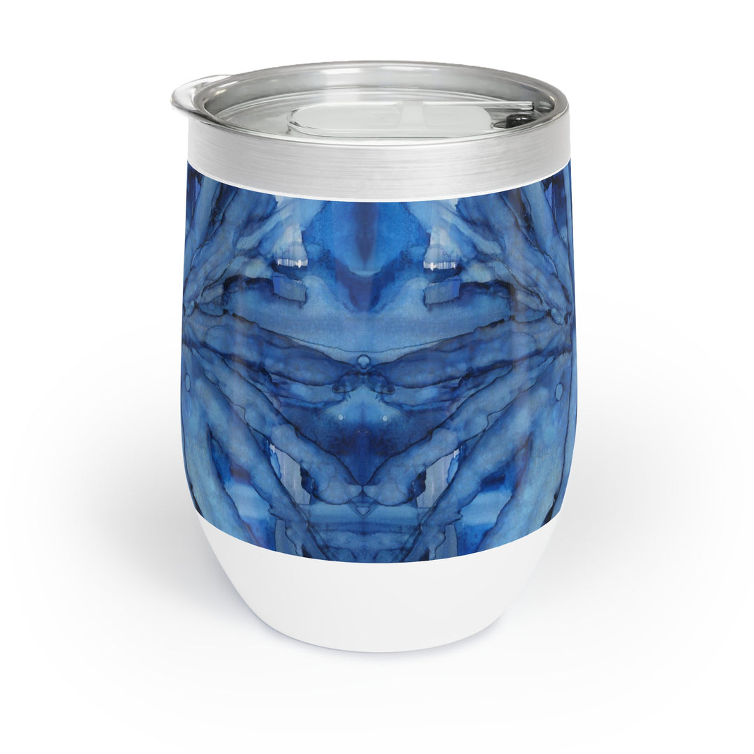 Botanical Bleu Wine Tumbler