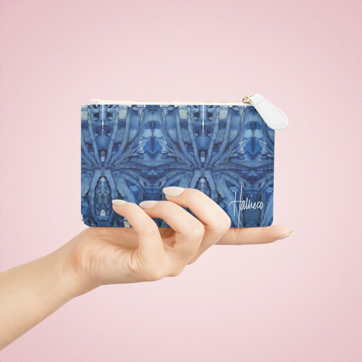 Botanical Bleu Mini Clutch