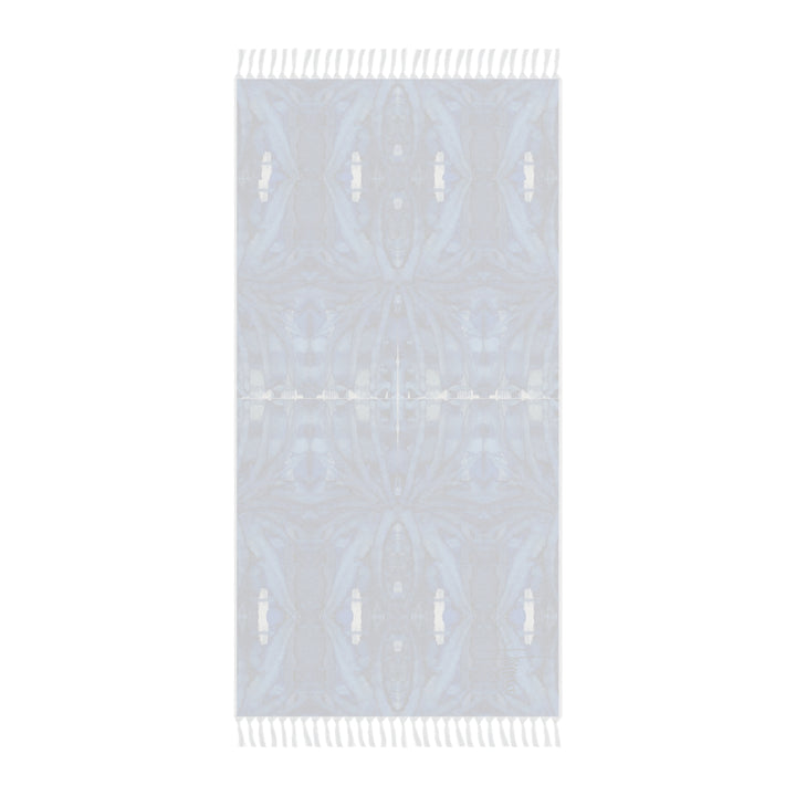 Botanical Bleu oversized beach towel