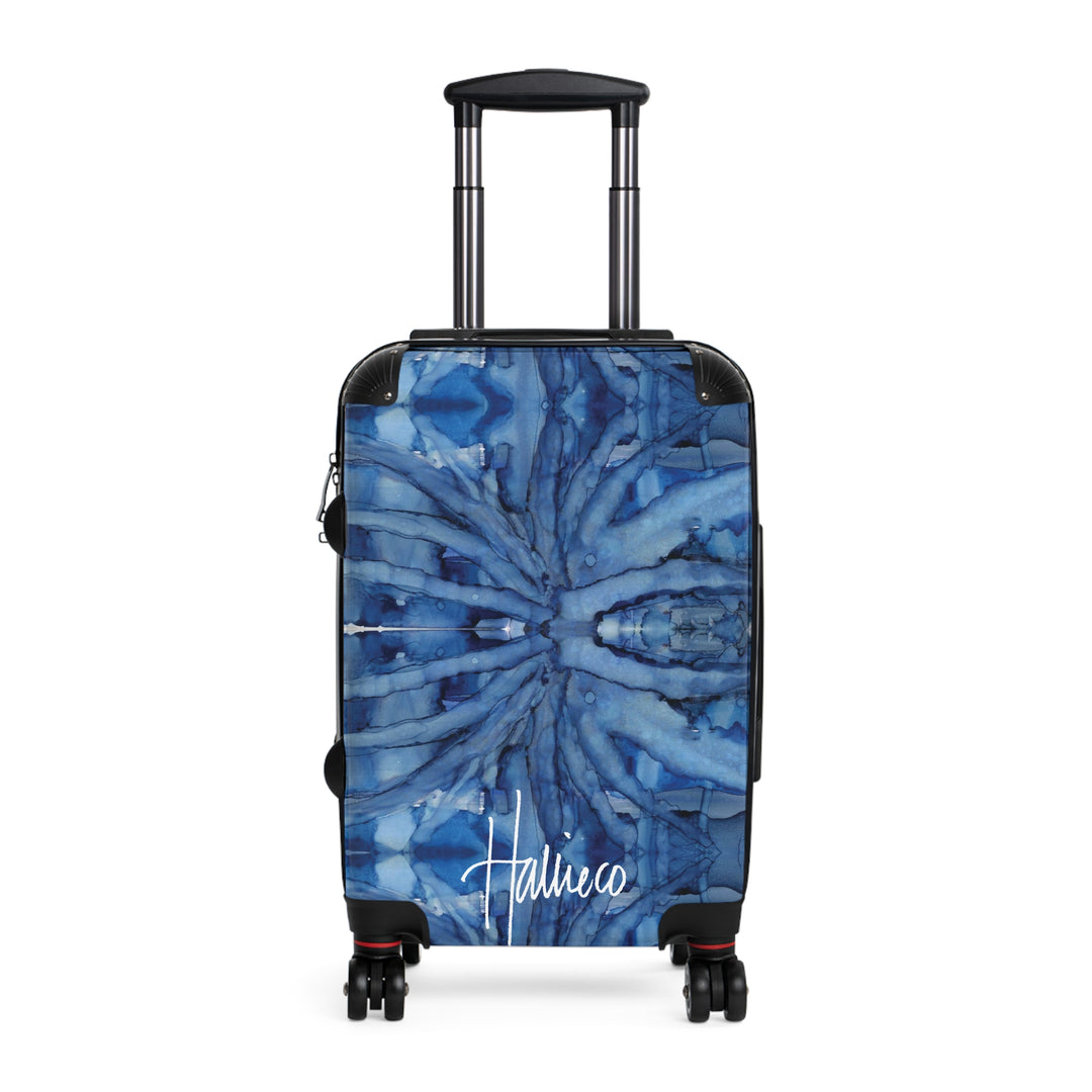 Botanical Bleu Suitcase