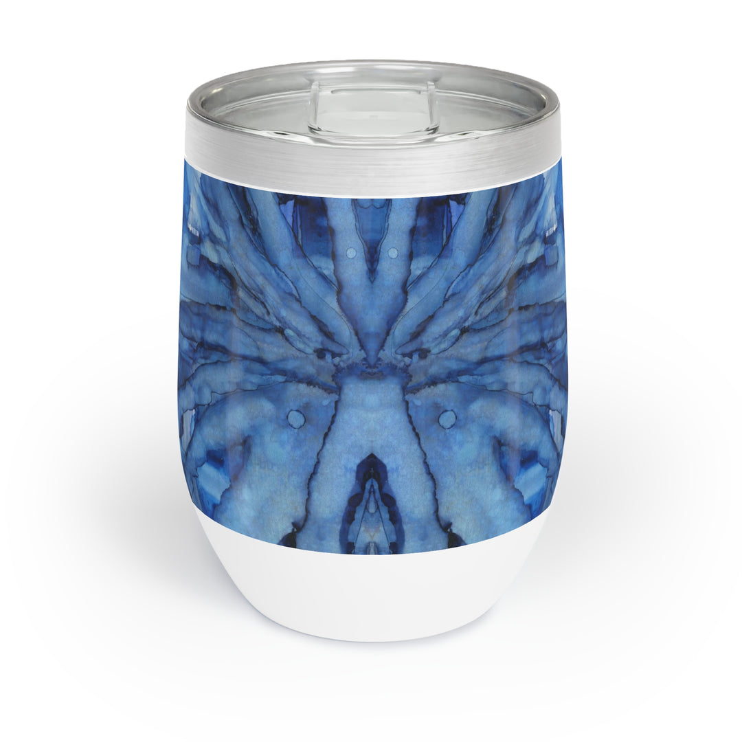 Botanical Bleu Wine Tumbler