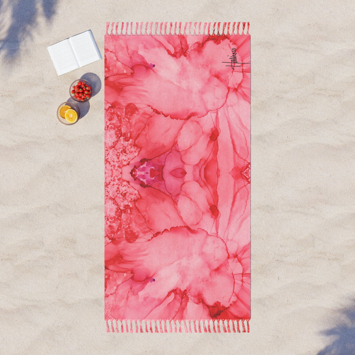 Azalea oversized beach towel