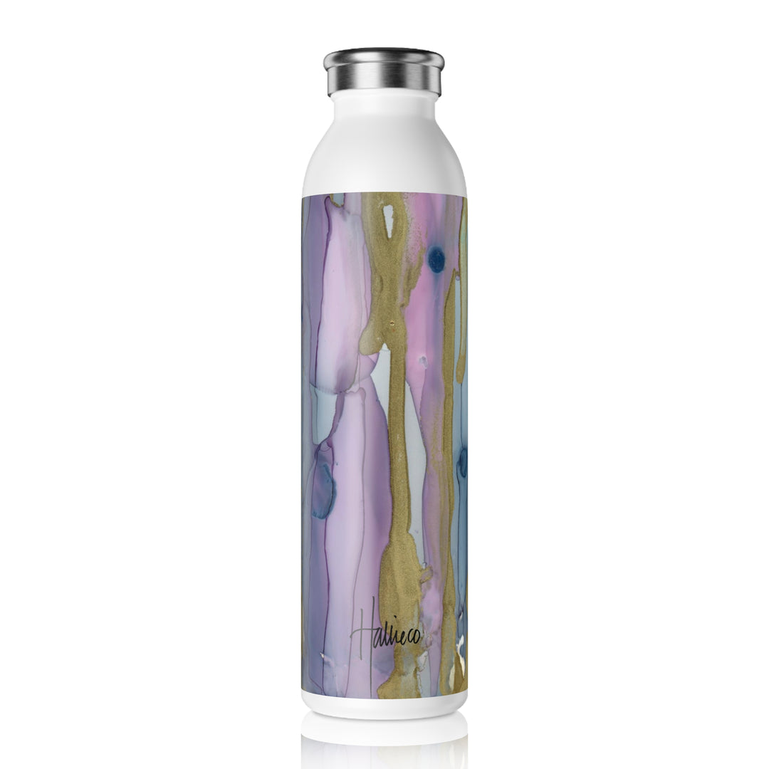 Jeweled Carrara Signature Collection Slim Water Bottle