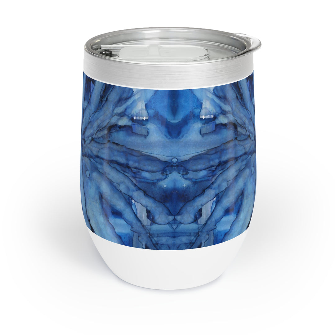 Botanical Bleu Wine Tumbler