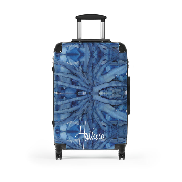 Botanical Bleu Suitcase