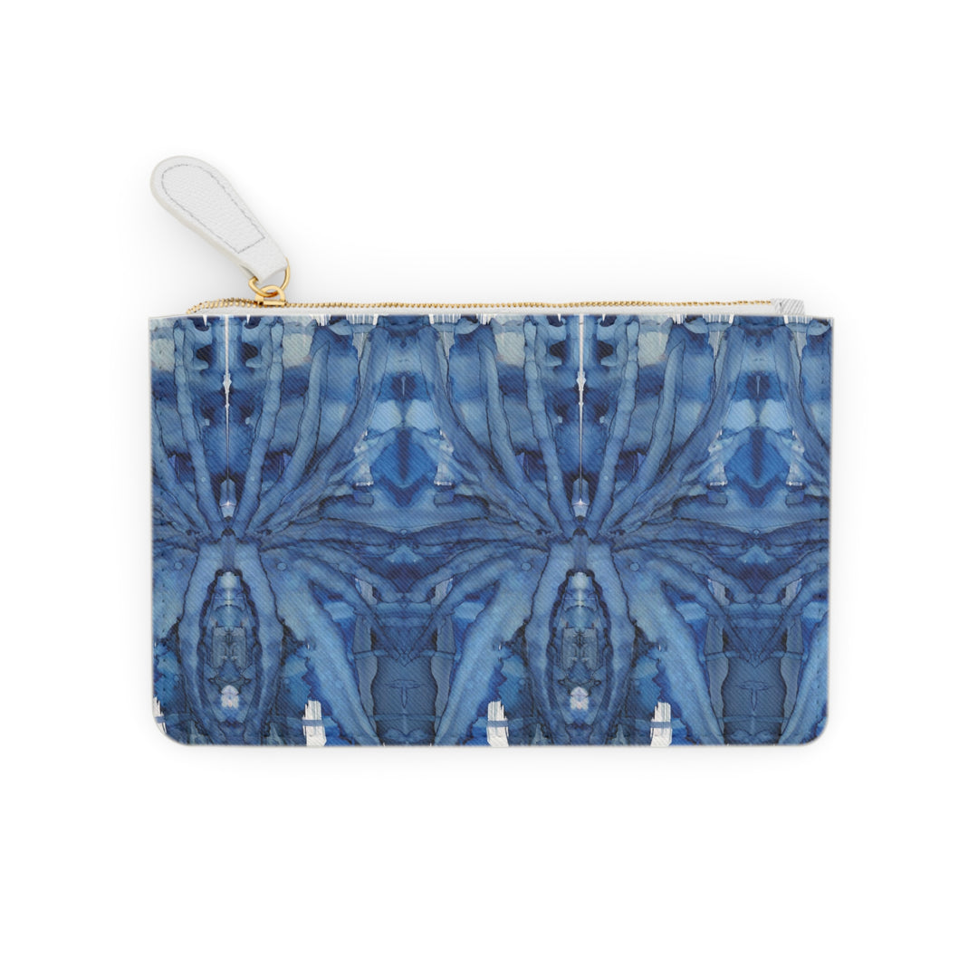 Botanical Bleu Mini Clutch