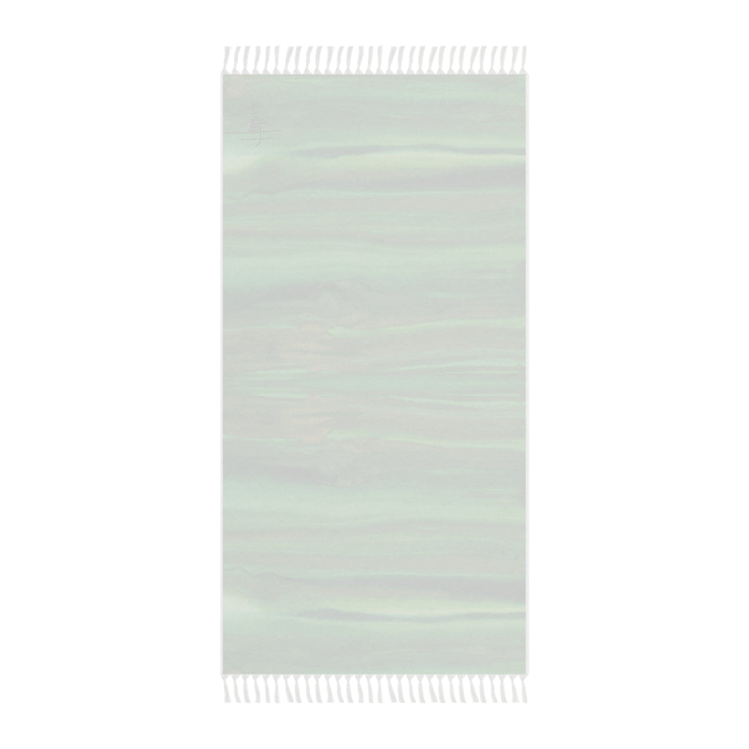 Emerald Sunset oversized beach towel