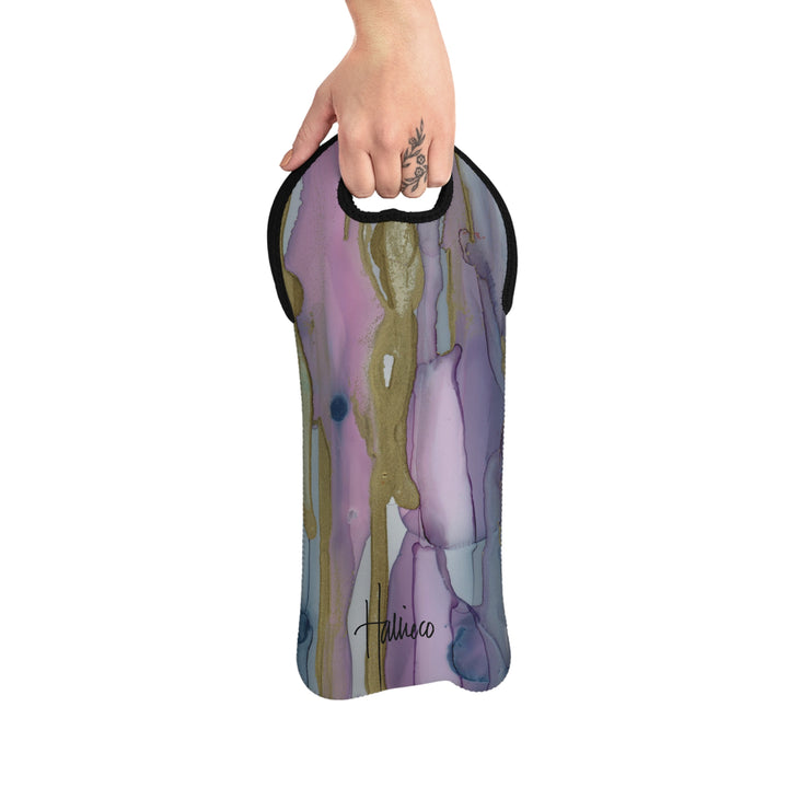 Jeweled Cararra Wine Tote